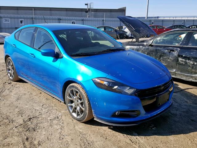 1C3CDFBB9FD200996 - 2015 DODGE DART SXT BLUE photo 1