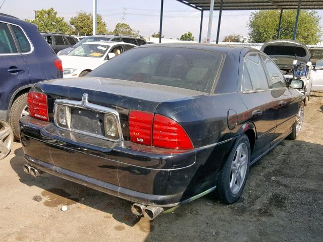 1LNHM87A9YY775054 - 2000 LINCOLN LS BLACK photo 4
