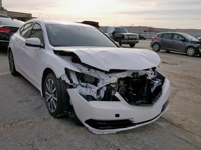 19UUB2F31FA023641 - 2015 ACURA TLX WHITE photo 1