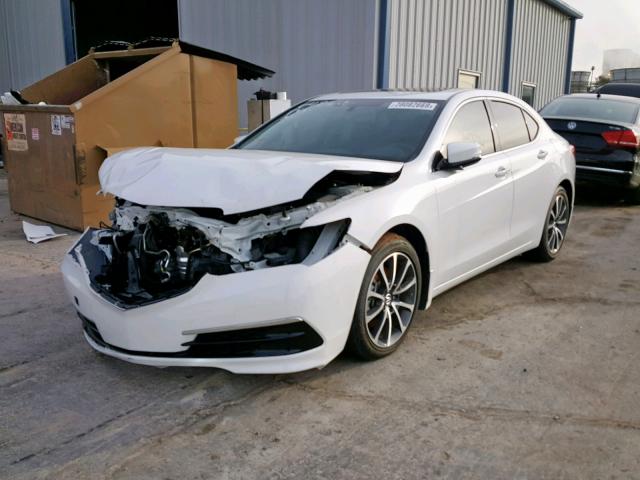 19UUB2F31FA023641 - 2015 ACURA TLX WHITE photo 2