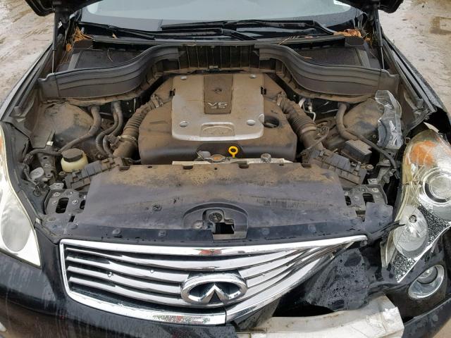 JN1AJ0HP2CM400094 - 2012 INFINITI EX35 BASE BLACK photo 7