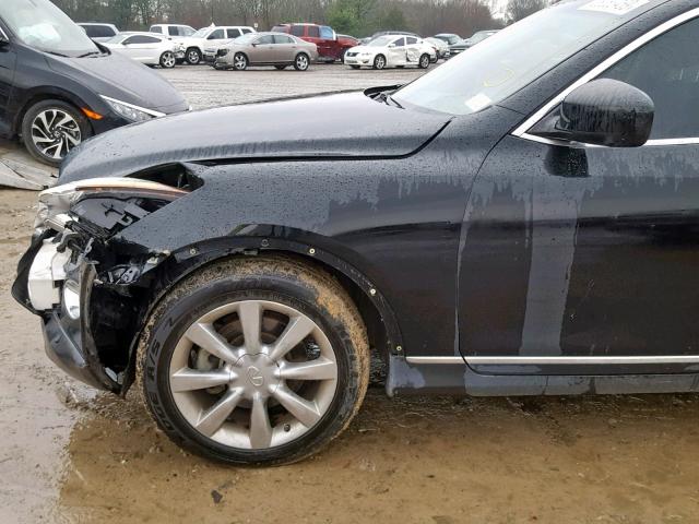 JN1AJ0HP2CM400094 - 2012 INFINITI EX35 BASE BLACK photo 9