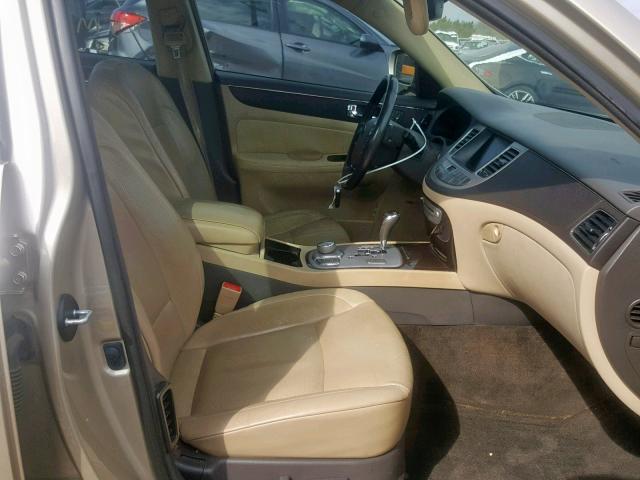 KMHGC46F19U037908 - 2009 HYUNDAI GENESIS 4. TAN photo 5