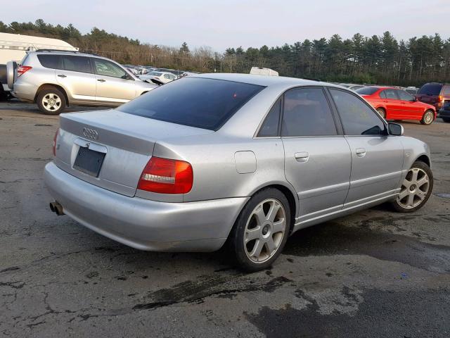 WAUDD68D5YA129712 - 2000 AUDI S4 2.7 QUA SILVER photo 4