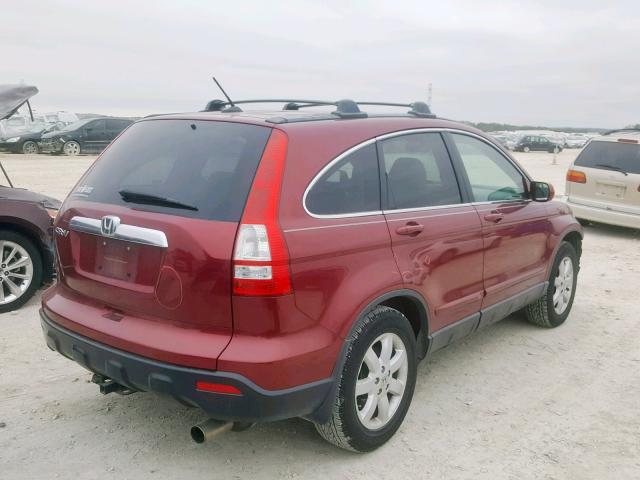 5J6RE38739L026058 - 2009 HONDA CR-V EXL MAROON photo 4