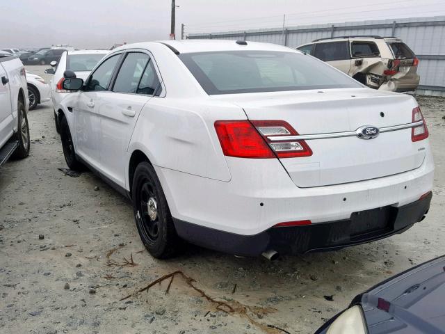 1FAHP2MT8GG154669 - 2016 FORD TAURUS POL WHITE photo 3