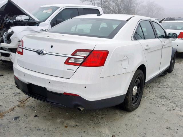 1FAHP2MT8GG154669 - 2016 FORD TAURUS POL WHITE photo 4