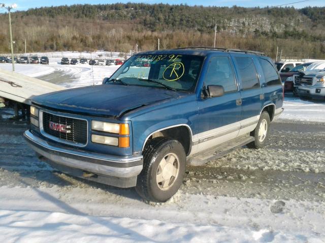 1GKEK13R1VJ724527 - 1997 GMC YUKON TWO TONE photo 2