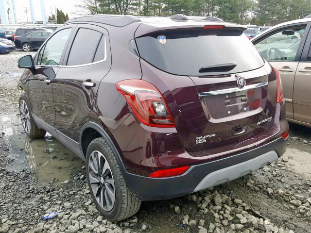 KL4CJFSB1JB586638 - 2018 BUICK ENCORE PRE PURPLE photo 3