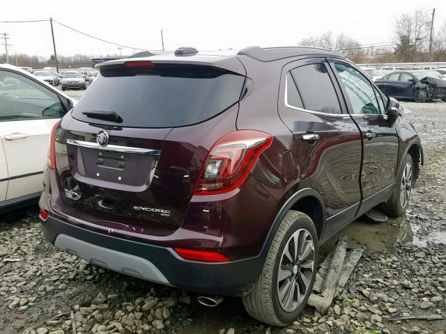 KL4CJFSB1JB586638 - 2018 BUICK ENCORE PRE PURPLE photo 4