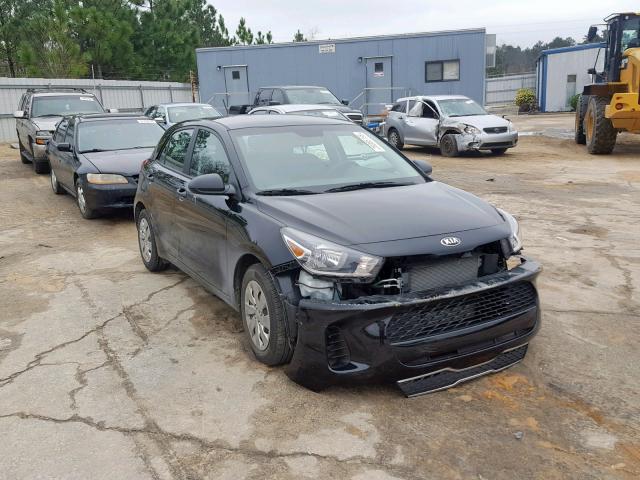 3KPA25AB9JE092357 - 2018 KIA RIO LX BLACK photo 1