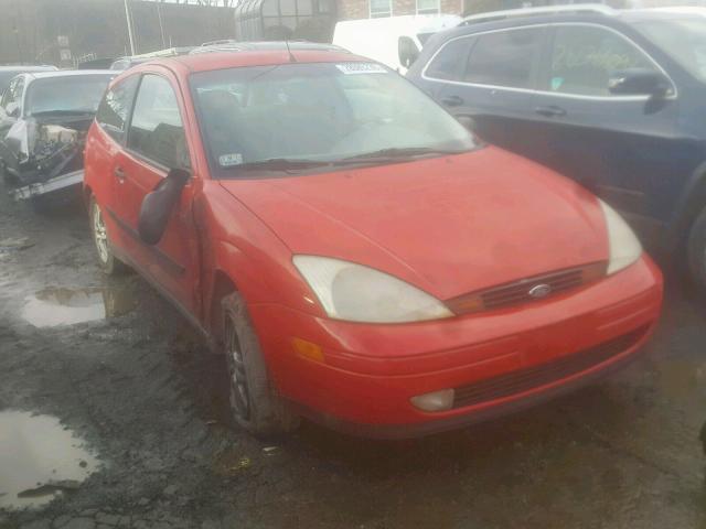 3FAFP3134YR125259 - 2000 FORD FOCUS ZX3 RED photo 1