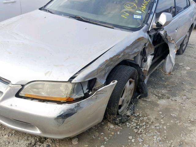 JHMCG6675XC019926 - 1999 HONDA ACCORD EX SILVER photo 9