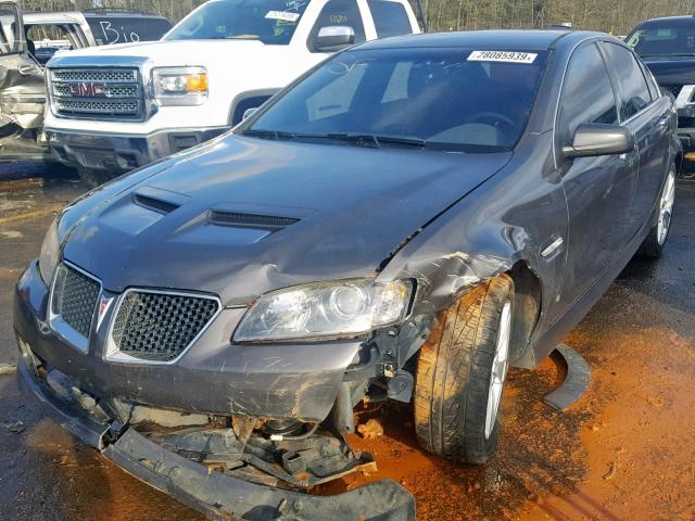 6G2EC57Y19L153561 - 2009 PONTIAC G8 GT CHARCOAL photo 2