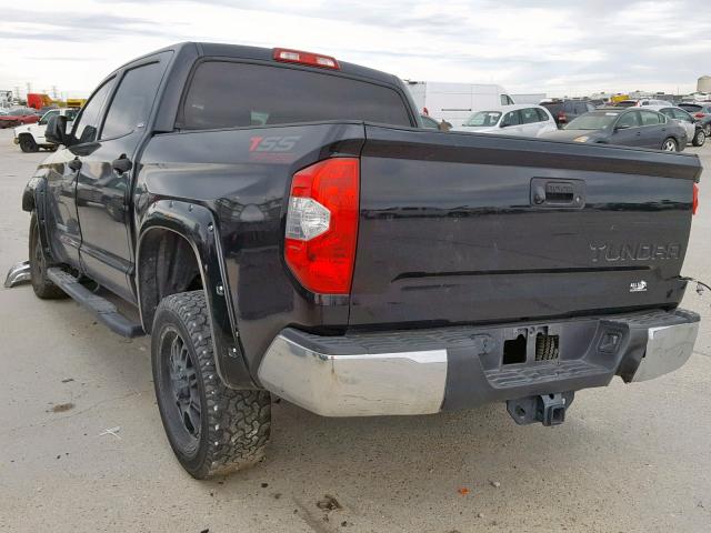 5TFEM5F10FX089690 - 2015 TOYOTA TUNDRA CRE BLACK photo 3