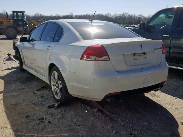 6G2ER57789L200056 - 2009 PONTIAC G8 WHITE photo 3