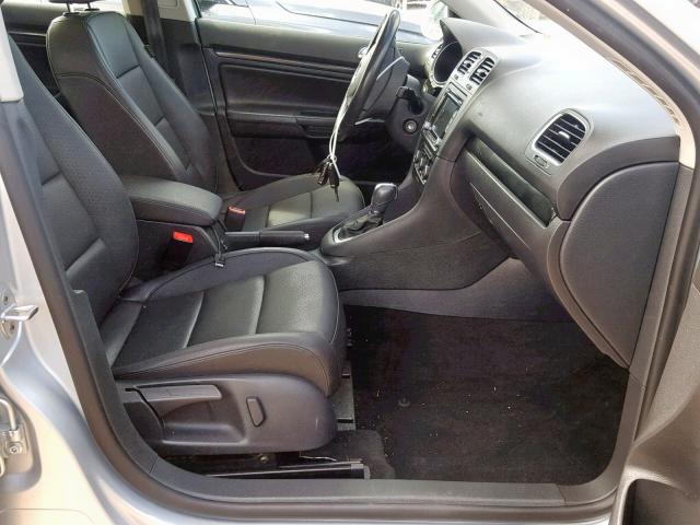 3VWPL7AJ7CM693301 - 2012 VOLKSWAGEN JETTA TDI SILVER photo 5