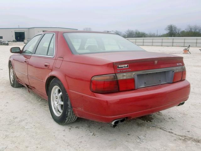 1G6KY5492XU918152 - 1999 CADILLAC SEVILLE ST RED photo 3