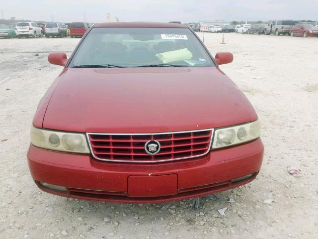 1G6KY5492XU918152 - 1999 CADILLAC SEVILLE ST RED photo 9