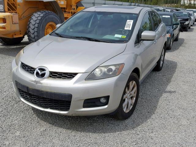 JM3ER293870161458 - 2007 MAZDA CX-7 SILVER photo 9