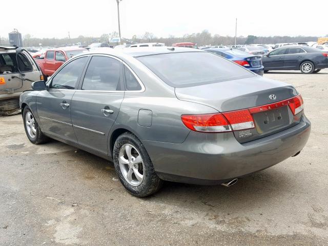 KMHFC46F17A185762 - 2007 HYUNDAI AZERA SE GREEN photo 3