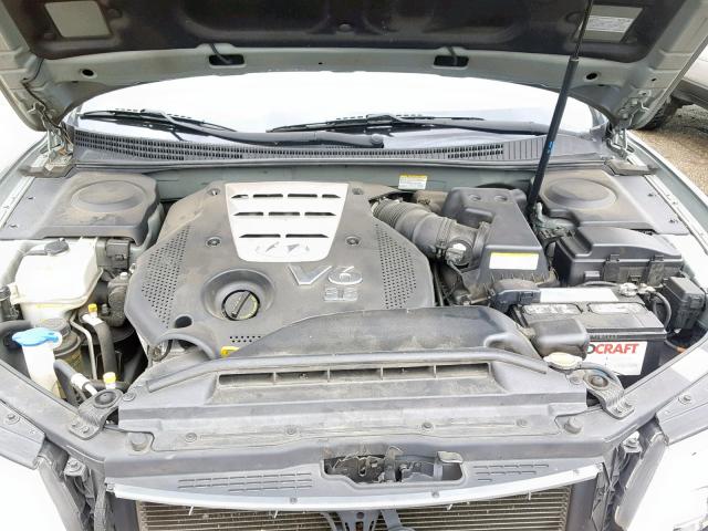 KMHFC46F17A185762 - 2007 HYUNDAI AZERA SE GREEN photo 7