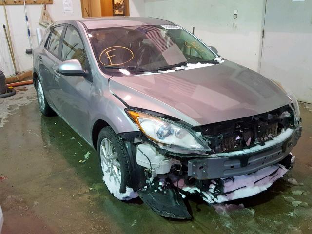 JM1BL1L71C1581229 - 2012 MAZDA 3 I GRAY photo 1