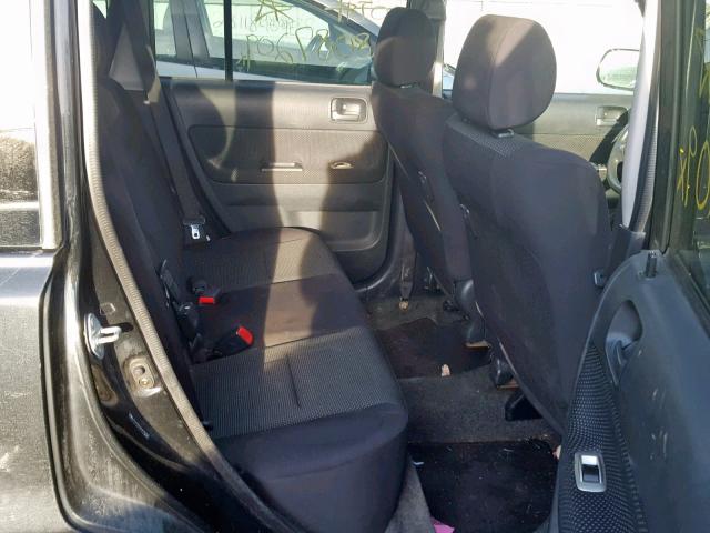 JTLKT324464035258 - 2006 TOYOTA SCION XB BLACK photo 6