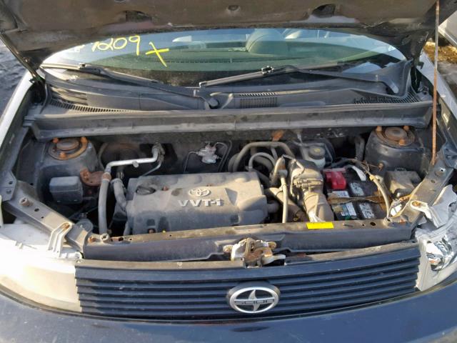 JTLKT324464035258 - 2006 TOYOTA SCION XB BLACK photo 7