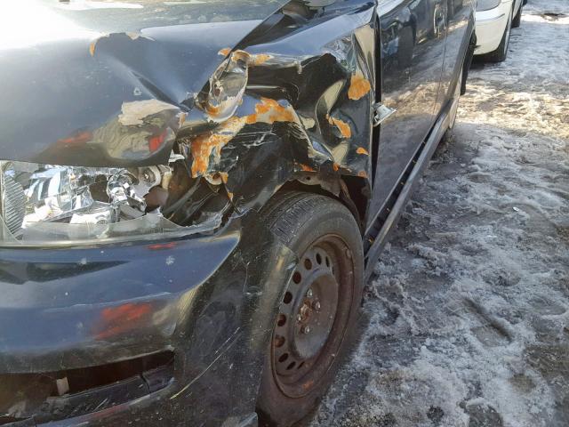 JTLKT324464035258 - 2006 TOYOTA SCION XB BLACK photo 9