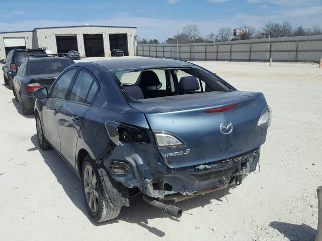 JM1BL1SF7A1127122 - 2010 MAZDA 3 I BLUE photo 3