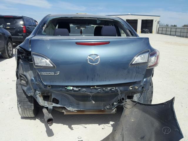 JM1BL1SF7A1127122 - 2010 MAZDA 3 I BLUE photo 9