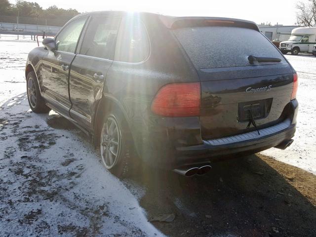 WP1AB29P76LA69624 - 2006 PORSCHE CAYENNE S BLACK photo 3