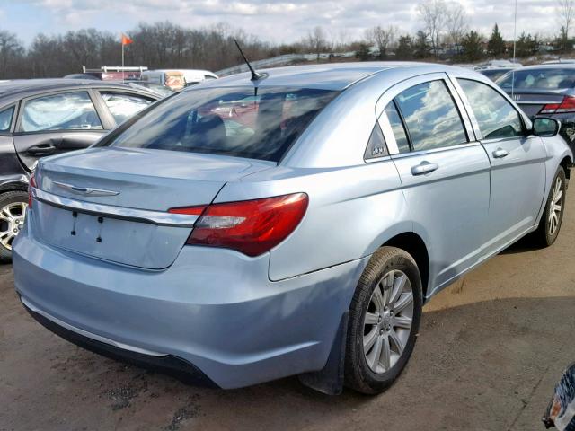 1C3CCBBB9CN211000 - 2012 CHRYSLER 200 TOURIN BLUE photo 4