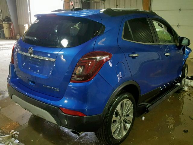 KL4CJESB6JB594504 - 2018 BUICK ENCORE PRE BLUE photo 4