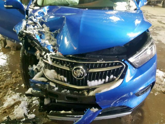 KL4CJESB6JB594504 - 2018 BUICK ENCORE PRE BLUE photo 7