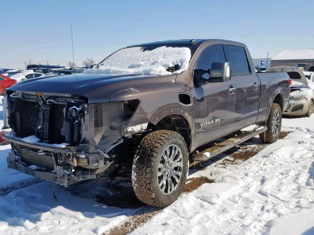 1N6BA1F43HN510814 - 2017 NISSAN TITAN XD S GRAY photo 2