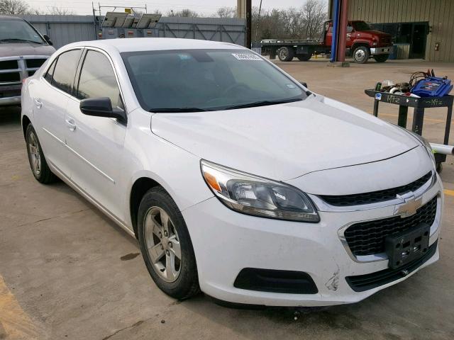 1G11B5SL0FF235046 - 2015 CHEVROLET MALIBU LS WHITE photo 1