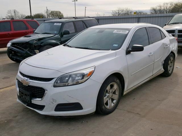1G11B5SL0FF235046 - 2015 CHEVROLET MALIBU LS WHITE photo 2