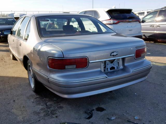 1G1BL52W4SR153406 - 1995 CHEVROLET CAPRICE CL SILVER photo 3