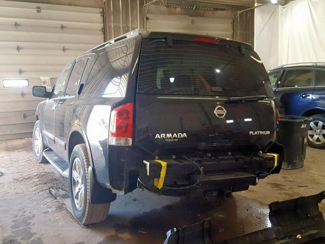 5N1AA0NE1EN602966 - 2014 NISSAN ARMADA PLA BLACK photo 3