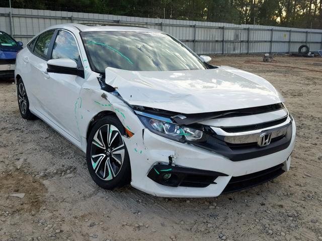 JHMFC1F79JX003692 - 2018 HONDA CIVIC EXL WHITE photo 1