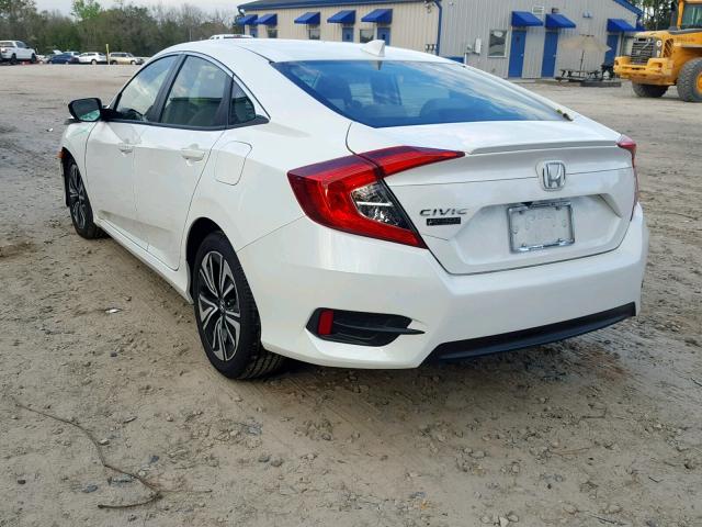 JHMFC1F79JX003692 - 2018 HONDA CIVIC EXL WHITE photo 3