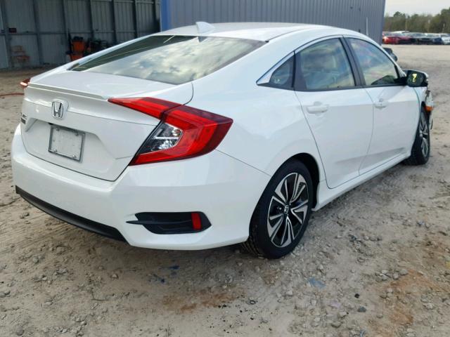 JHMFC1F79JX003692 - 2018 HONDA CIVIC EXL WHITE photo 4