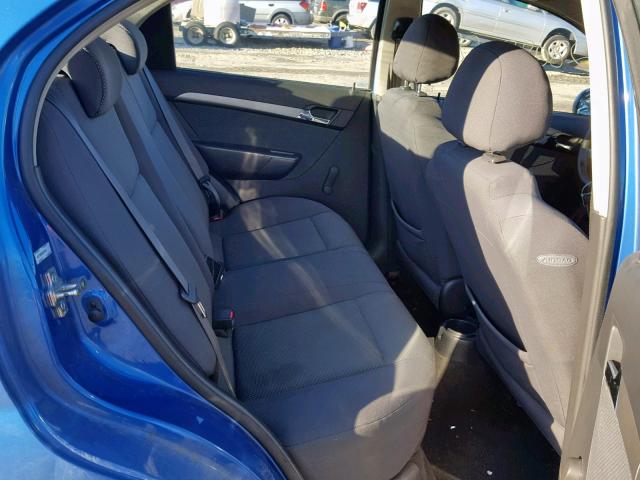 KL1TD56608B267544 - 2008 CHEVROLET AVEO BASE Көк фото 6