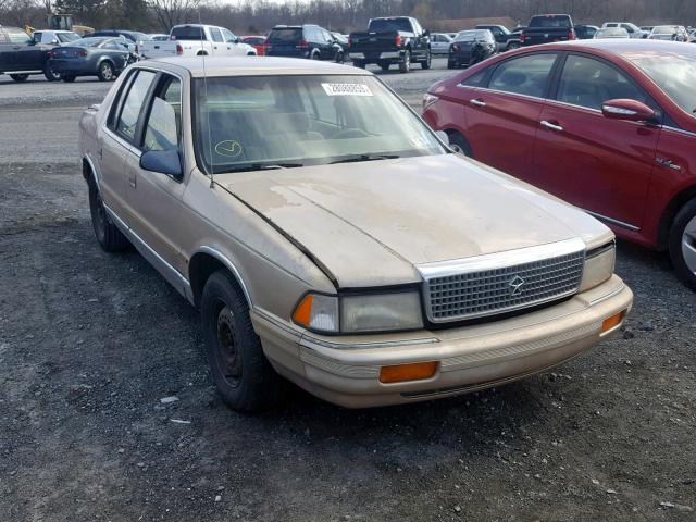 1P3XA56K3MF703872 - 1991 PLYMOUTH ACCLAIM LE TAN photo 1