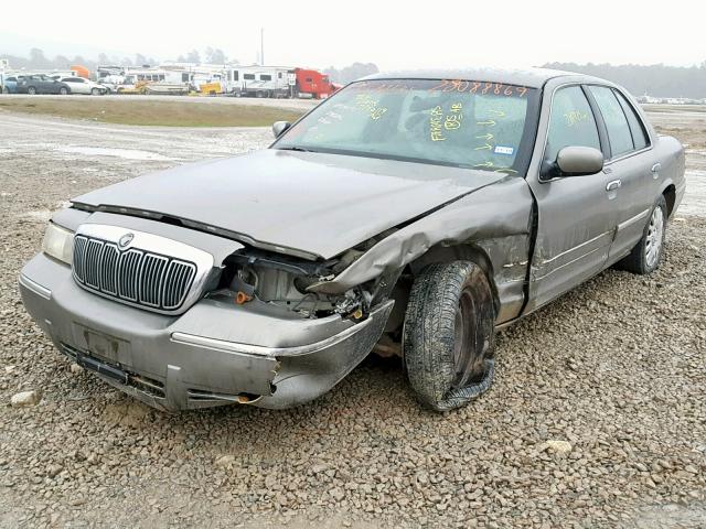 2MEFM74W8YX604445 - 2000 MERCURY GRAND MARQ GRAY photo 2