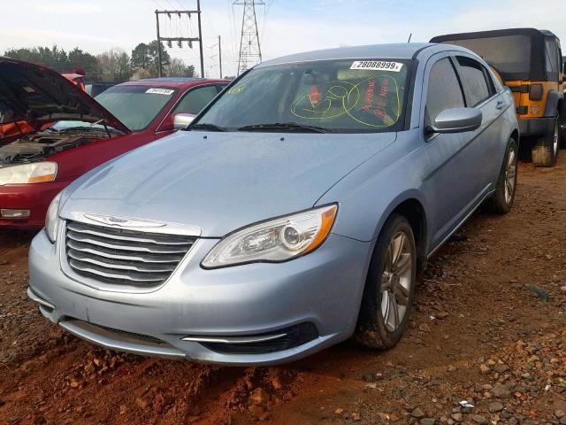 1C3CCBBBXDN522131 - 2013 CHRYSLER 200 TOURIN SILVER photo 2