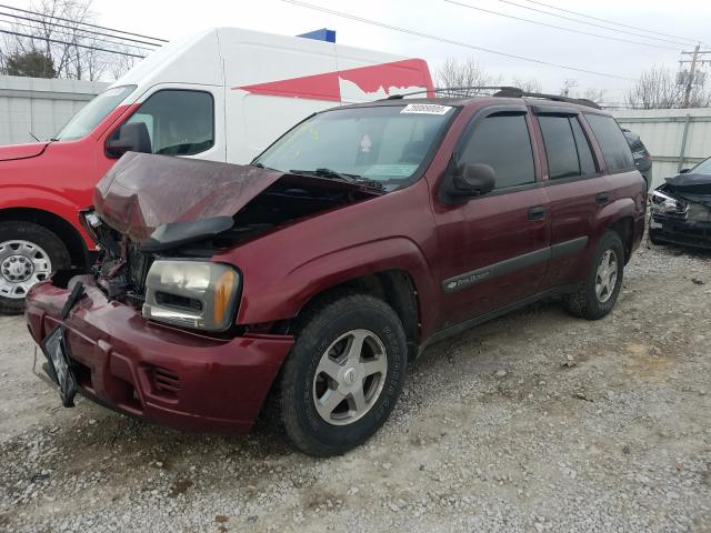 1GNDT13S242254757 - 2004 CHEVROLET TRAILBLAZER LS  photo 2