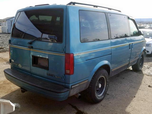 1GKEL19W4SB544586 - 1995 GMC SAFARI XT BLUE photo 4